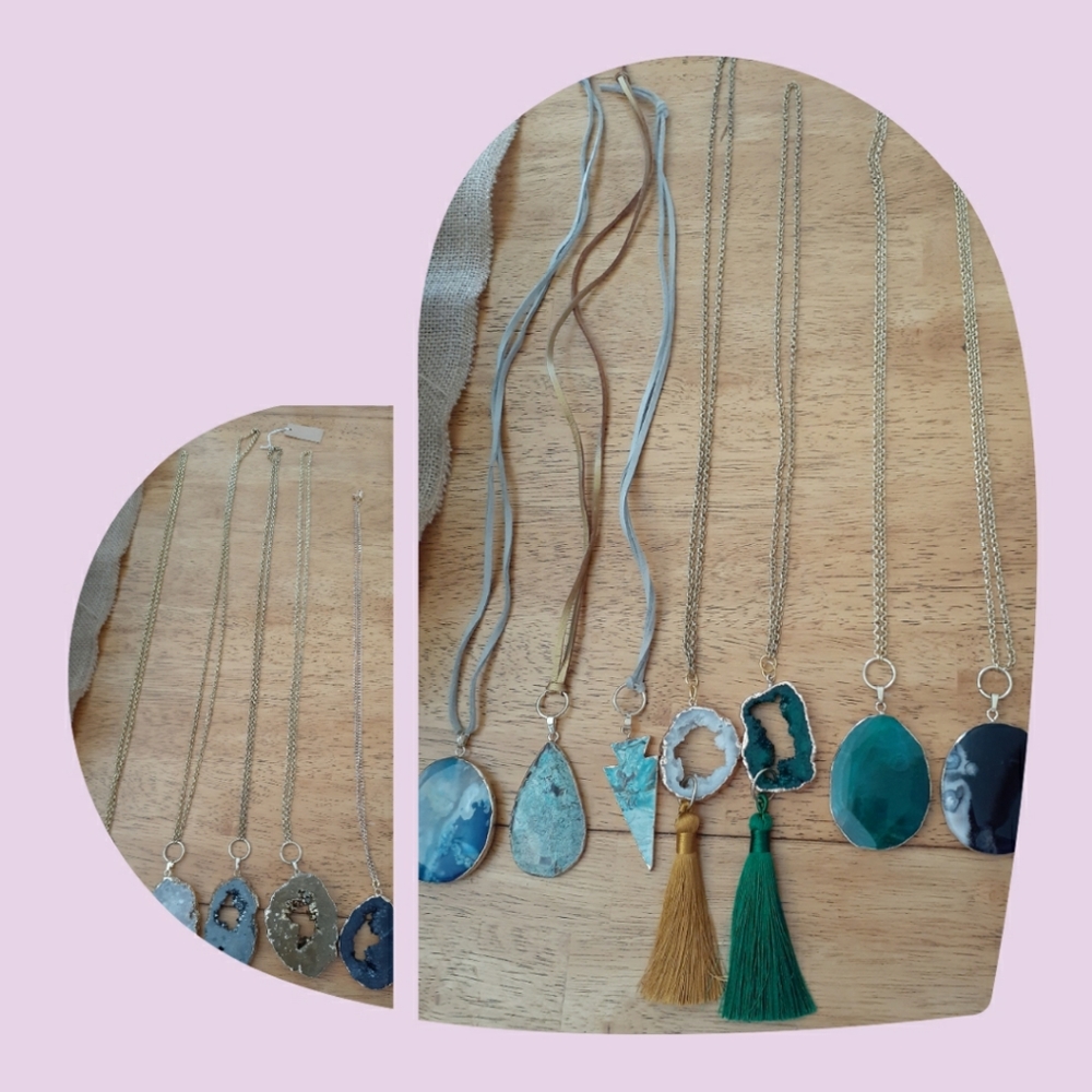 Necklaces w/Stones